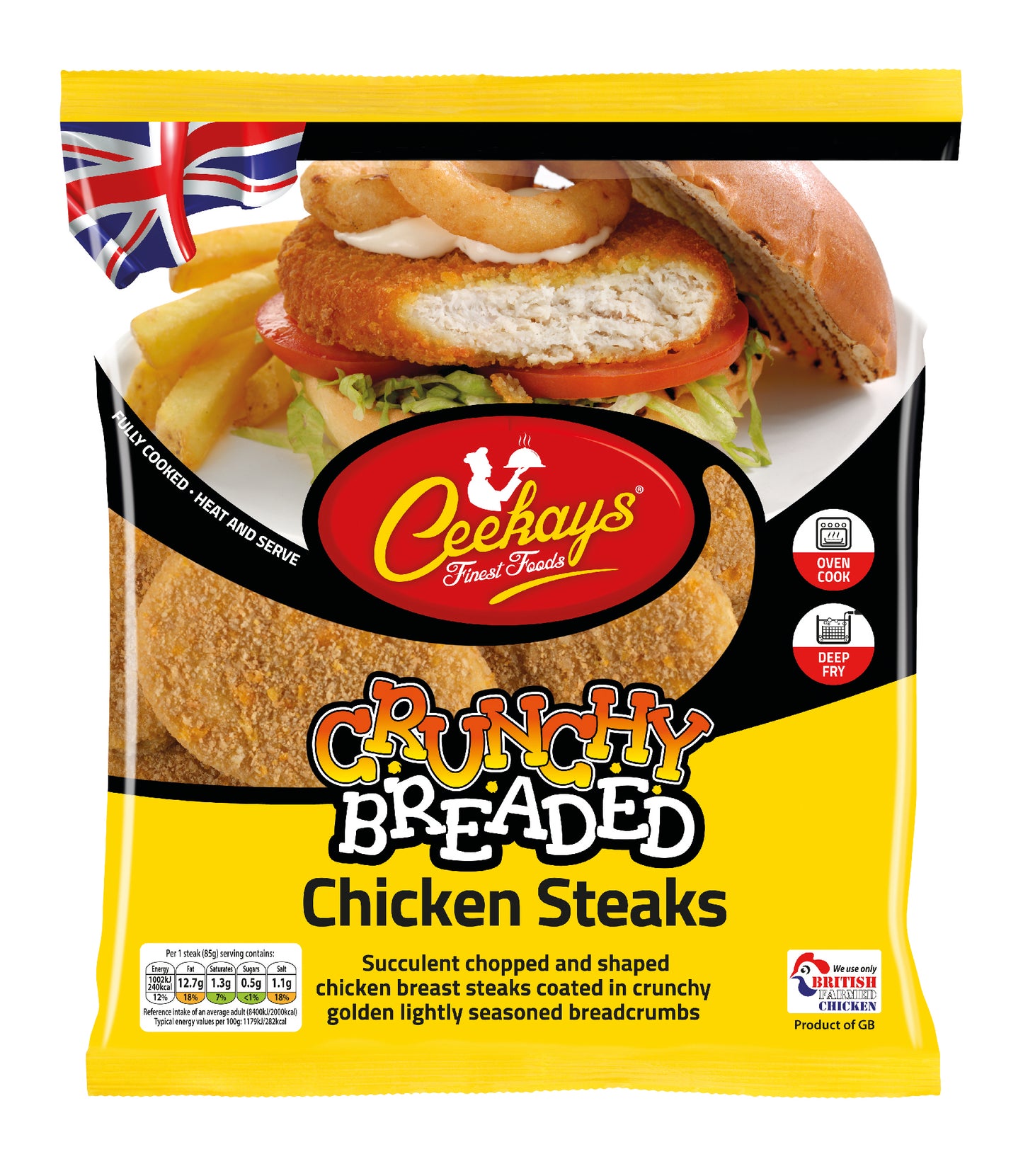 Ceekay's Breaded Chicken Steaks 700g