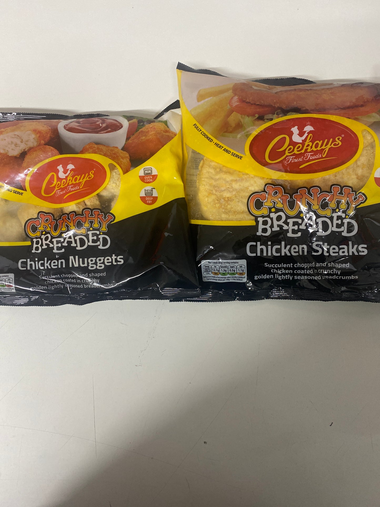 CK's Breaded Nuggets 900g & Breaded Steaks 960g 3 For £12.49