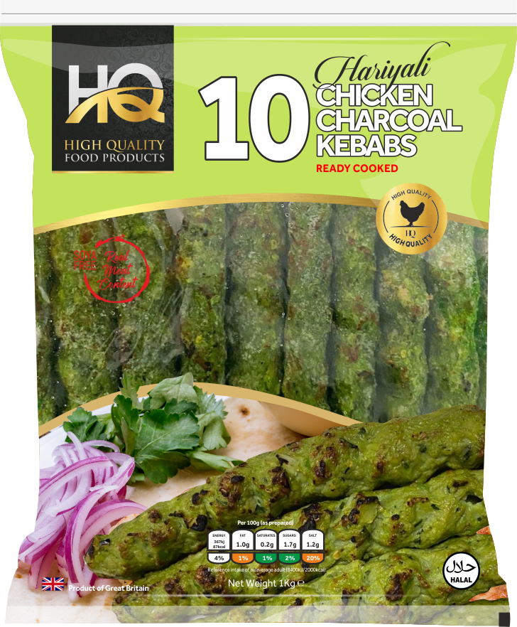 HQ 10 Hariyali Chicken Charcoal Kebab