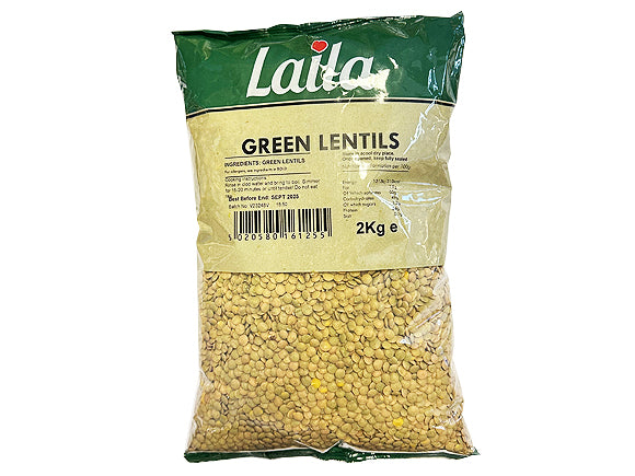 Laila Green Lentils 2kg