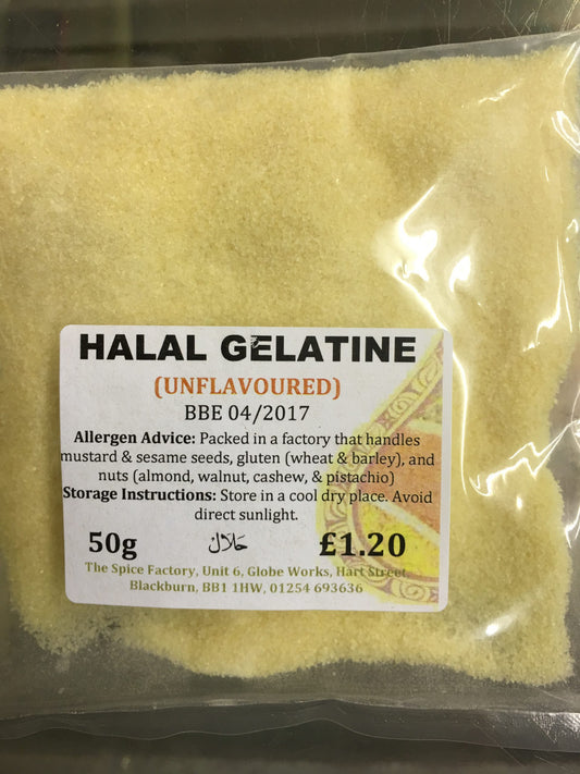 Spice Factory Halal Gelatine (UNFLAVOURED) 50g