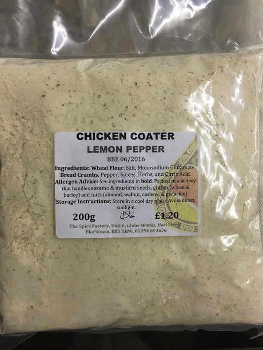 Spice Factory Chicken Coater Lemon Pepper 200g