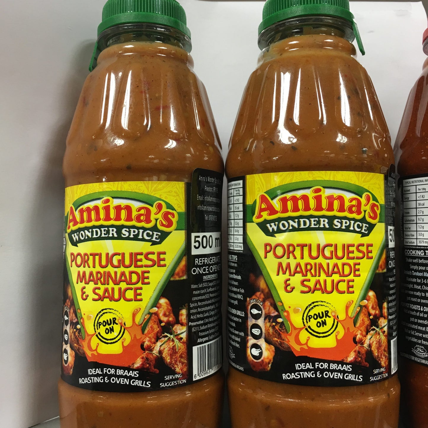 Aminas Wonder Spice - Portuguese Marinade & Sauce (Pour on) 500 ml