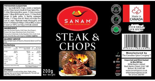 Sanam Steak & Chops Spice 200g