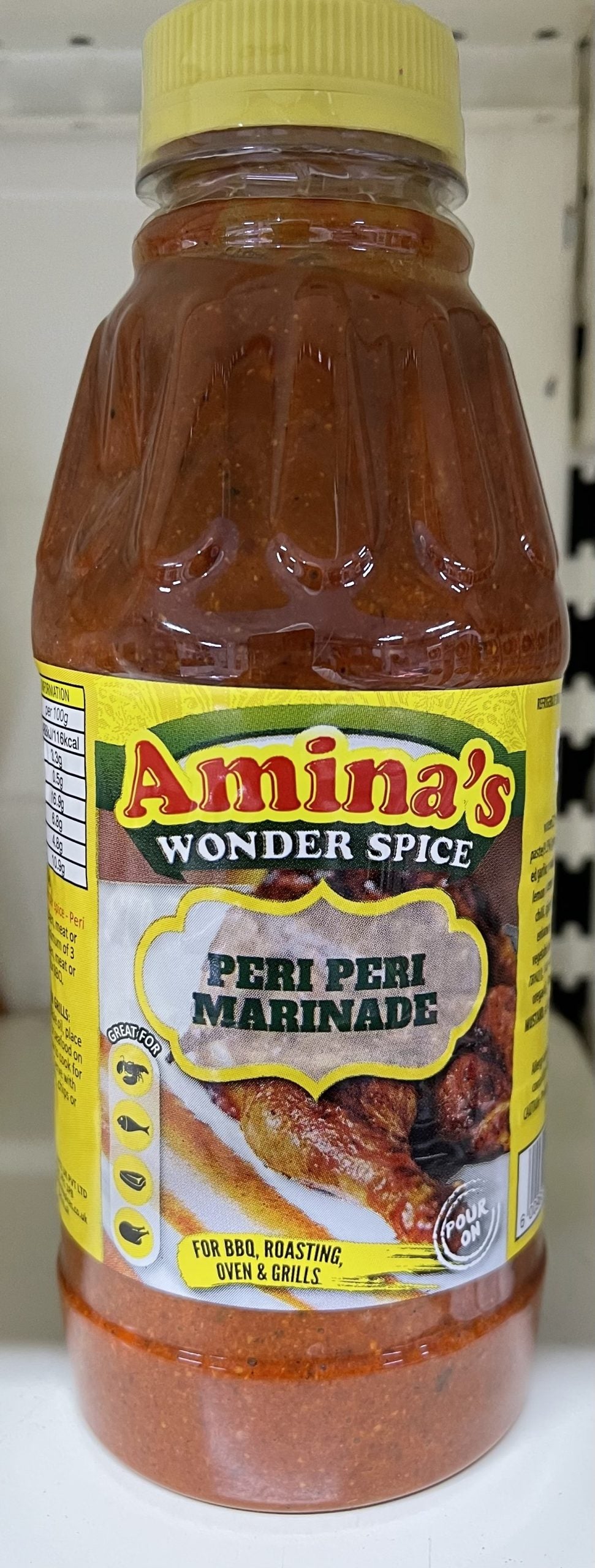 Aminas Wonder Spice - Peri Peri Marinade (Pour on) 500ml