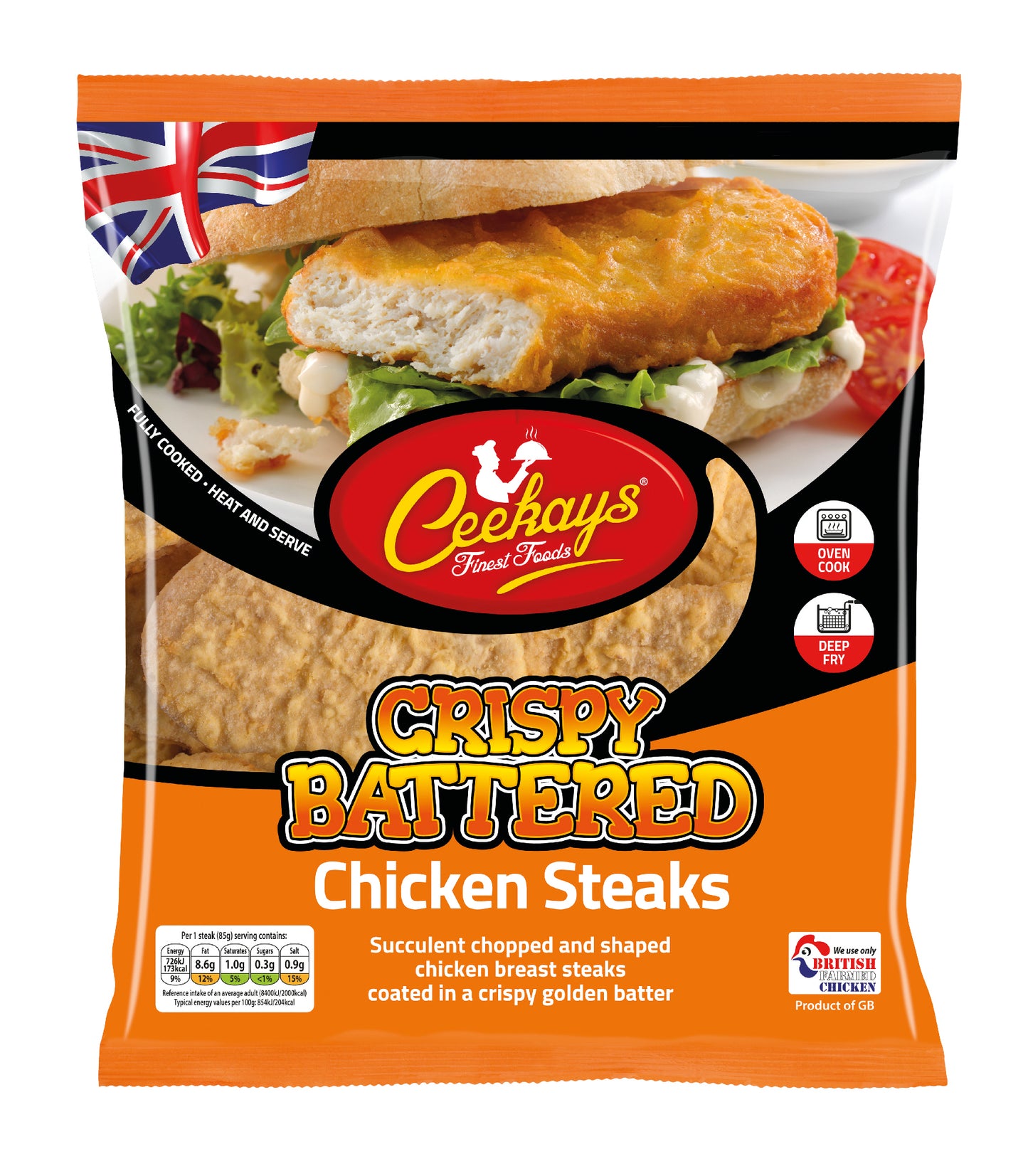 Ceekay's Battered Chicken Steaks (HMC)