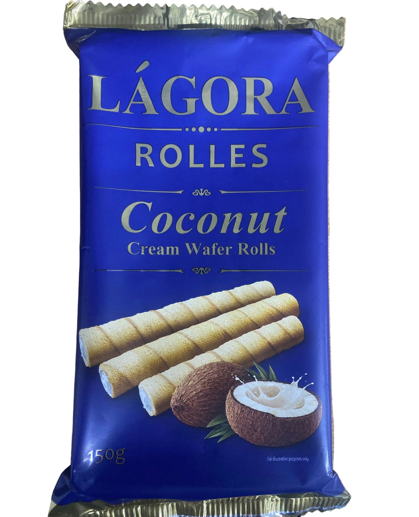 LAGORA - Coconut cream wafer rolls