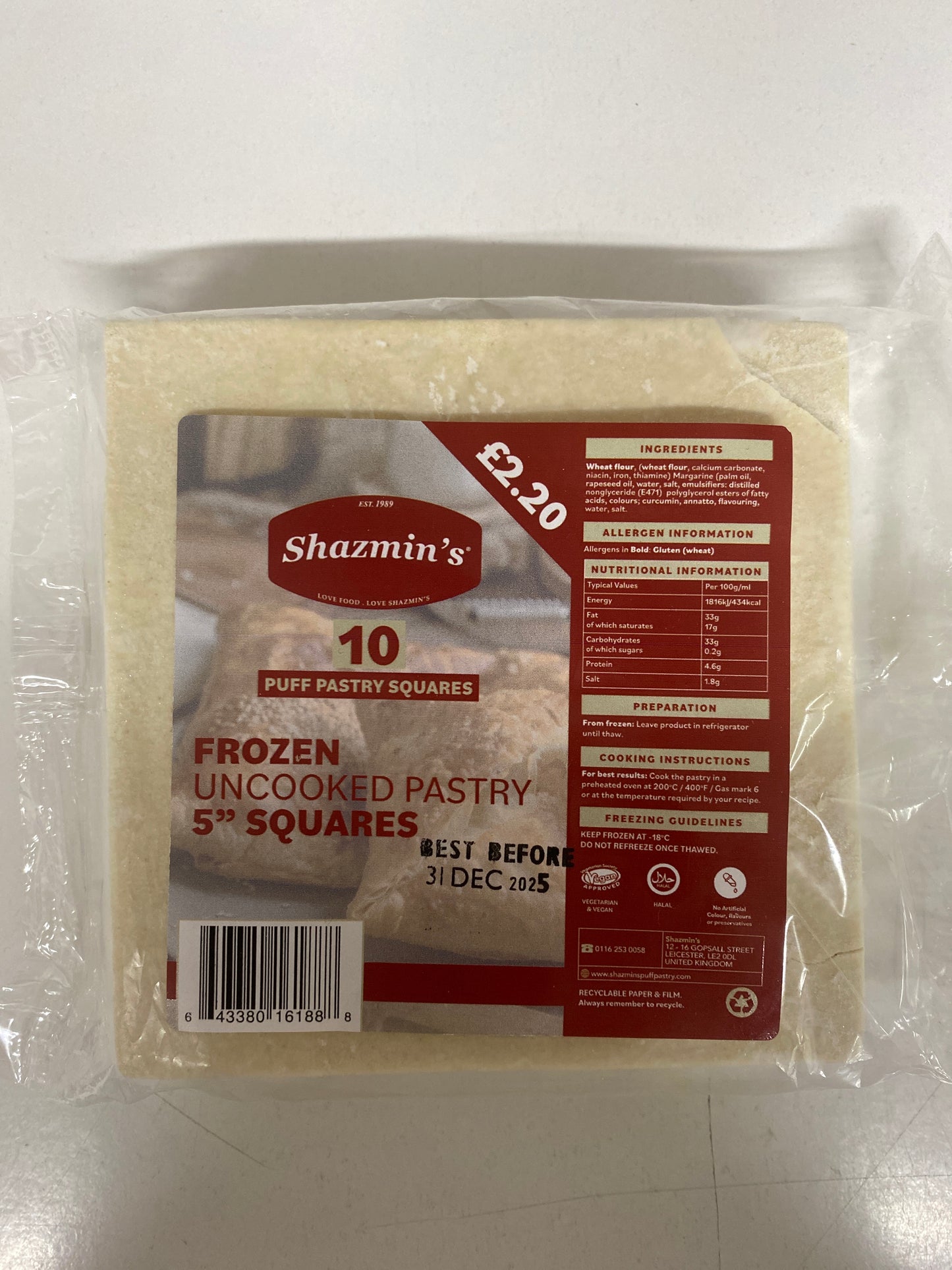 Shazmins 5" Square 3 for £5