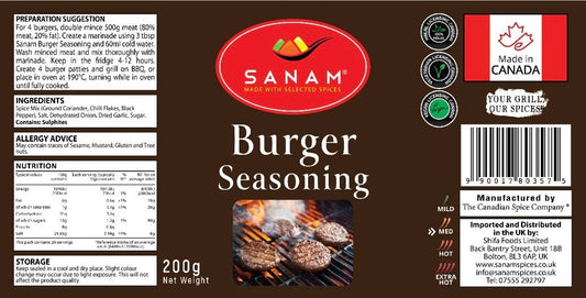 Sanam Burger Seasoning Spice 200g