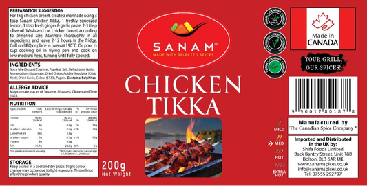 Sanam Chicken Tikka Spice 200g