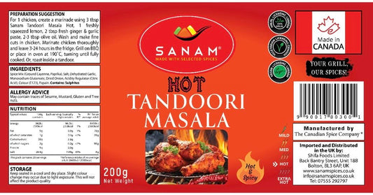 Sanam Hot Tandoori Masala 200g