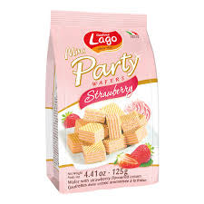 Elledi Party Wafers Strawberry