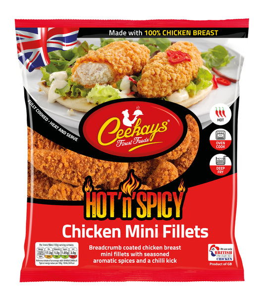 Ceekay's-Hot & Spicy Chicken mini Fillets 500g (HMC)