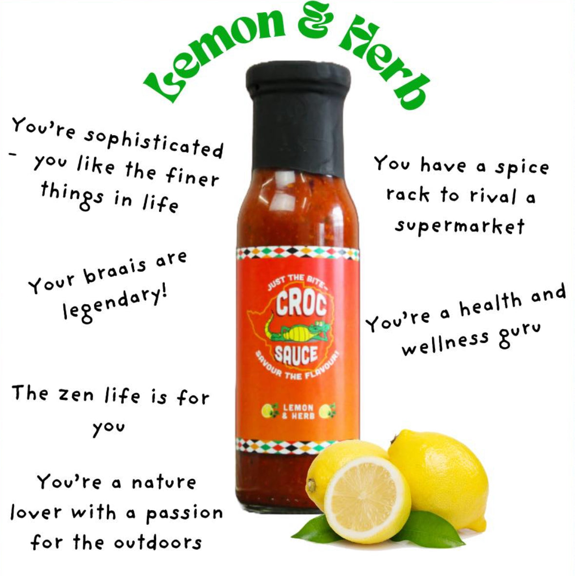 Croc Sauce Lemon & Herb