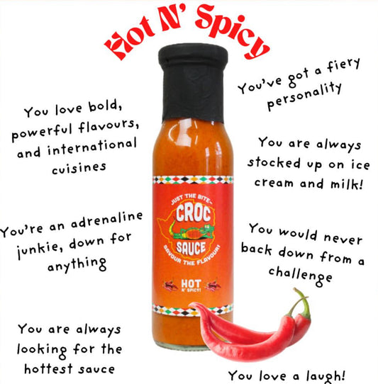 Croc Sauce Hot N Spicy 250ml