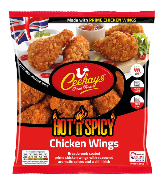 Ceekay's-Hot & Spicy Chicken Wings 600g