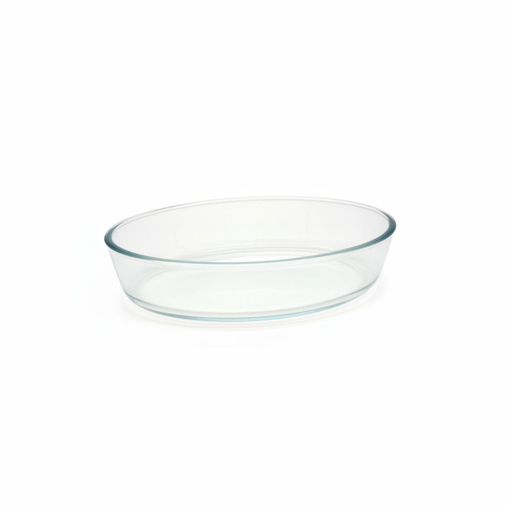Borosilicate Oven Glass Oval Dish 1.6lt