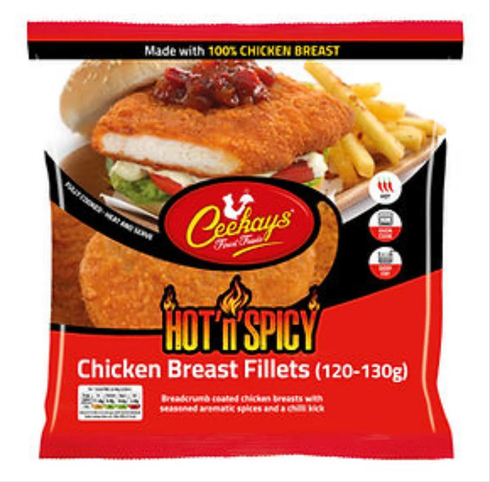 Ceekay's-Hot & Spicy Chicken Breast Fillets 780g (HMC)