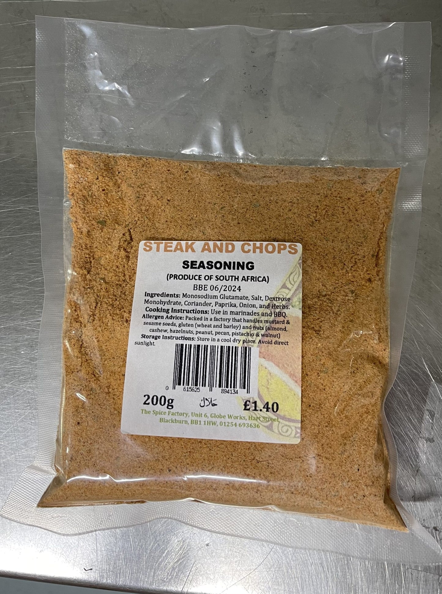 Spice Factory Steak and Chops Seasoning 200g