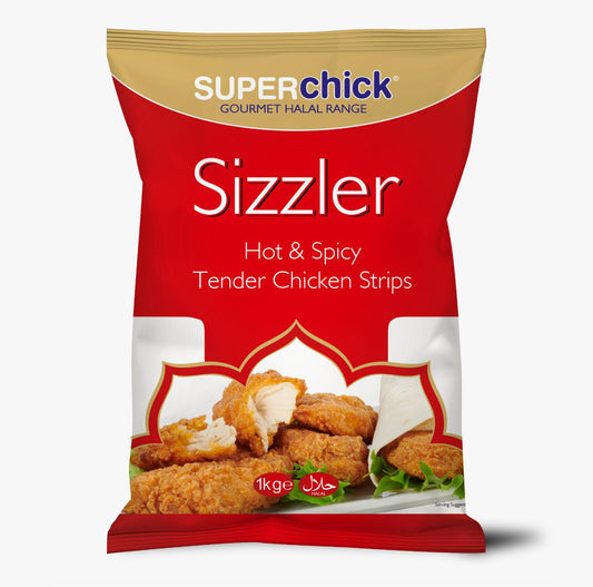 Superchick Sizzler Hot & Spicy Tender Strips 1kg