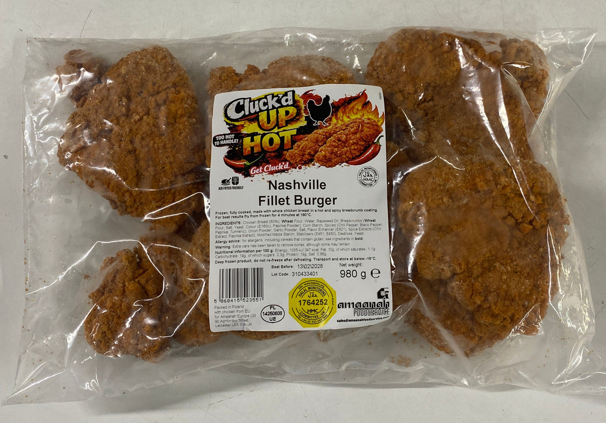 Cluck'd Up Nashville Fillet Burger
