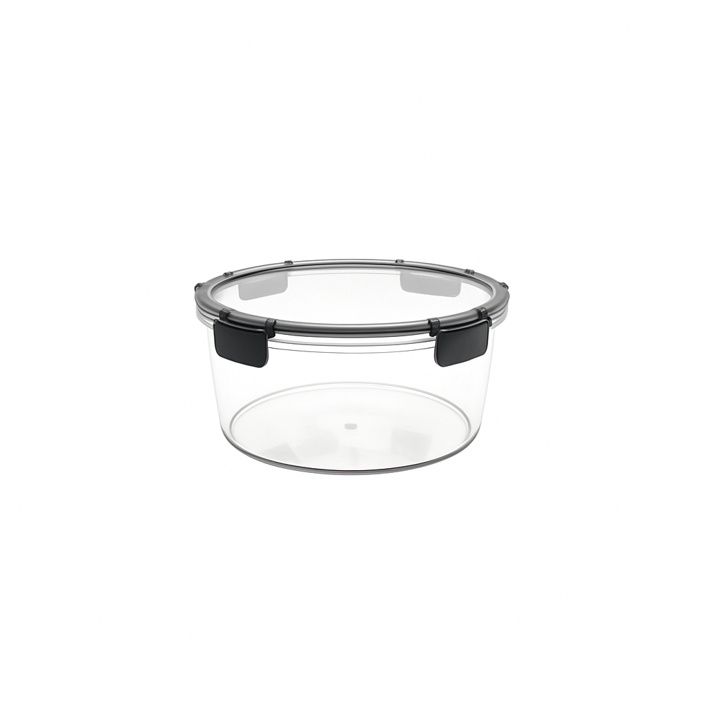 Sealed Crisper Clip Lock Container Round 1850ml