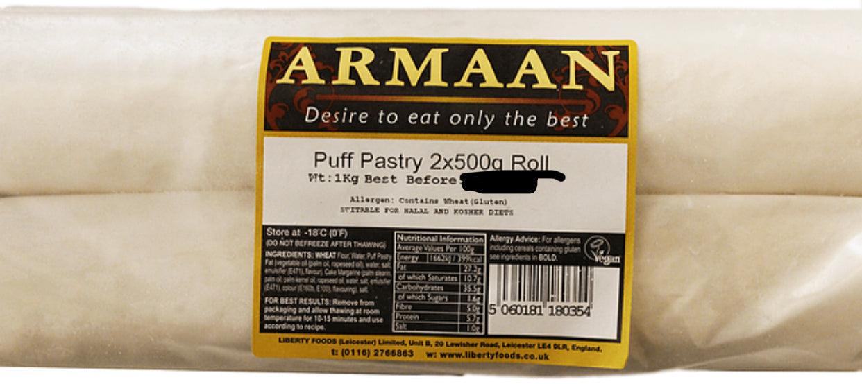 Armaan Pastry Roll 2 for £6.99