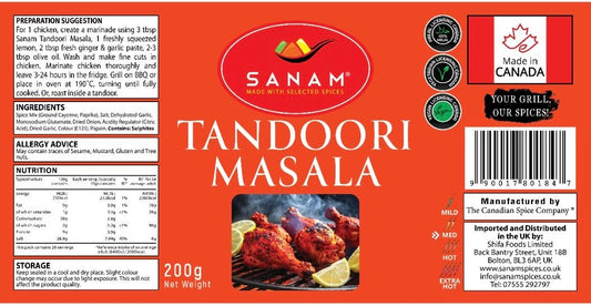 Sanam Tandoori Masala Spice 200g