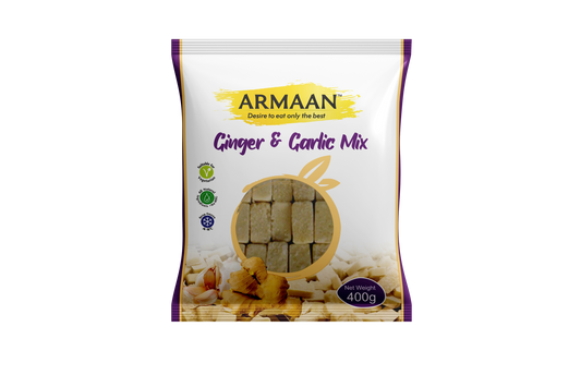 Armaan Garlic Ginger Mix Cubes 400g
