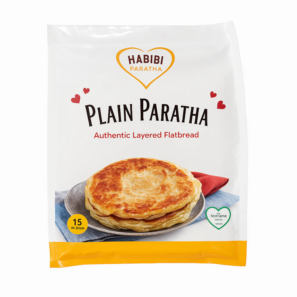 Habibi Plain Paratha Family Pack (15 Pcs)