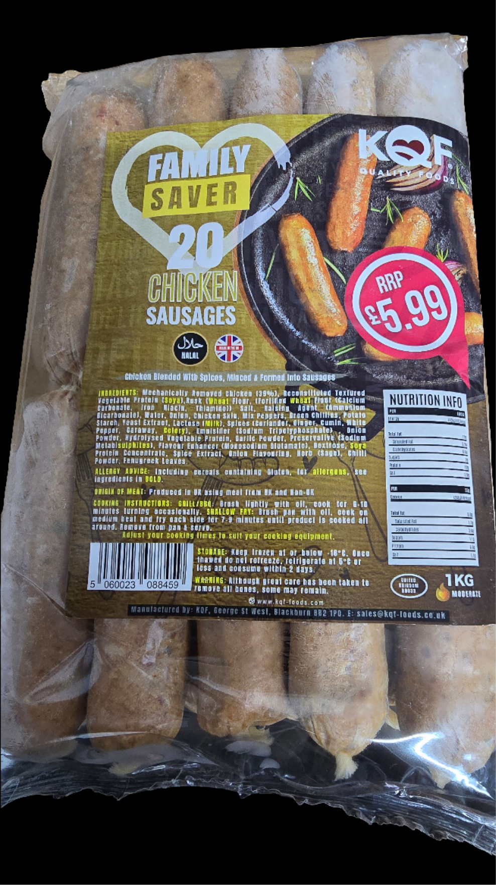 KQF Family Saver 20 Chicken Sausage