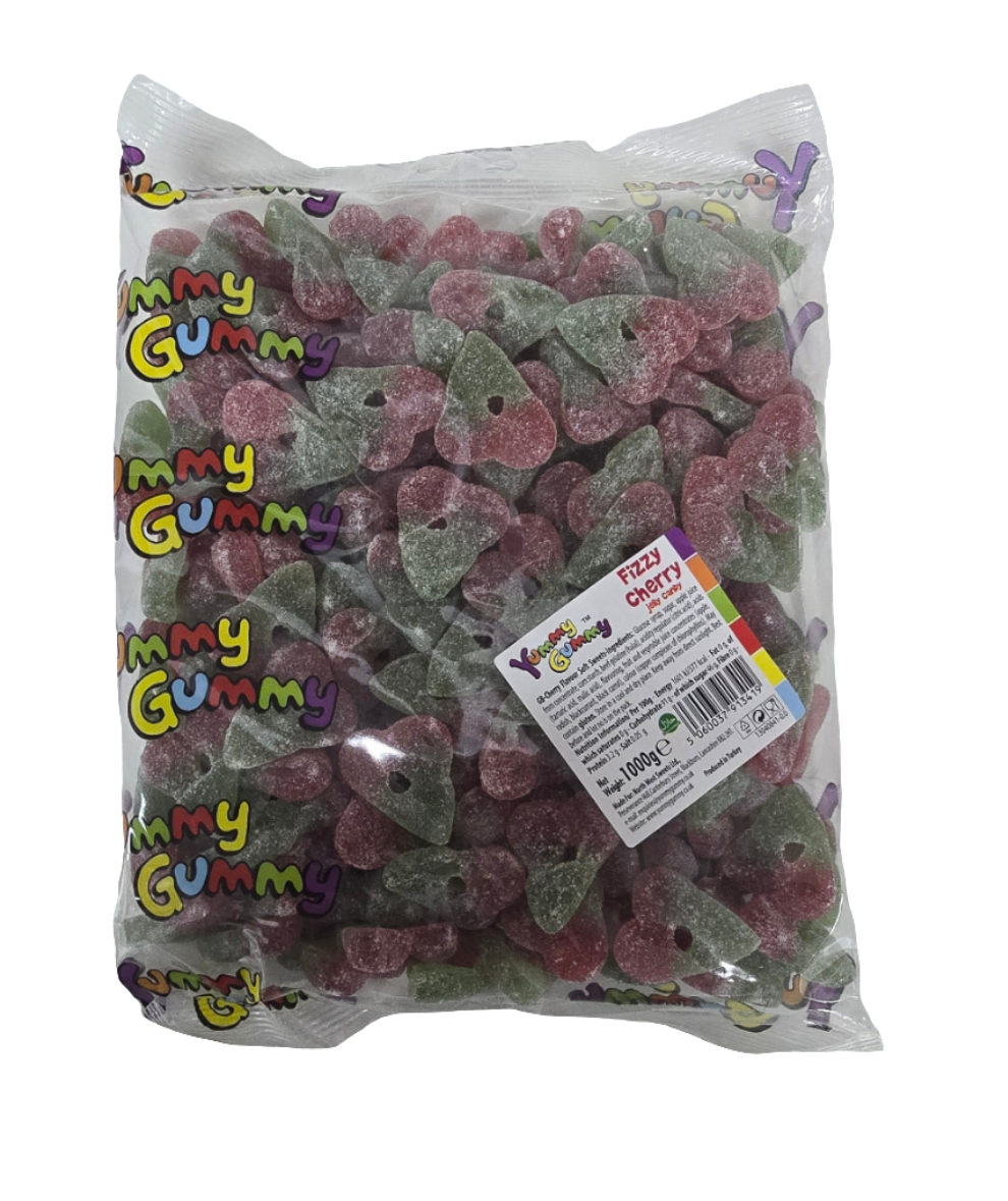 Yummy Gummy Fizzy Cherry 1000g