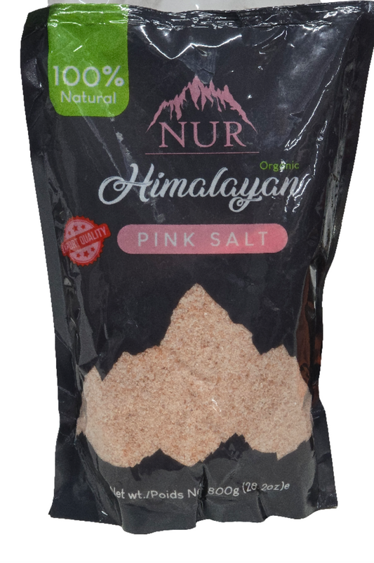 NUR Organic Himalayan Pink Salt 800g