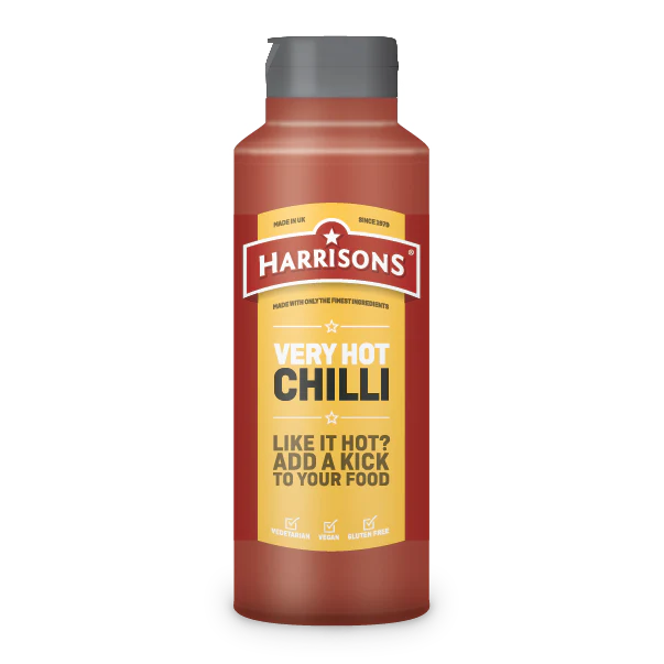 Harrisons Sauce Very Hot Chilli Sauce 1lt