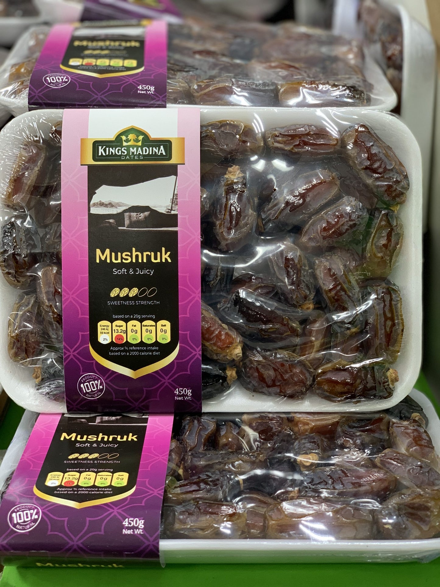 Kings Madina Dates Mushruk 450g