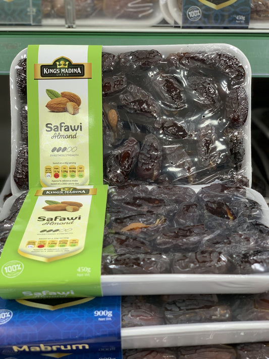 Kings Madina Safawi Almond Dates 450g