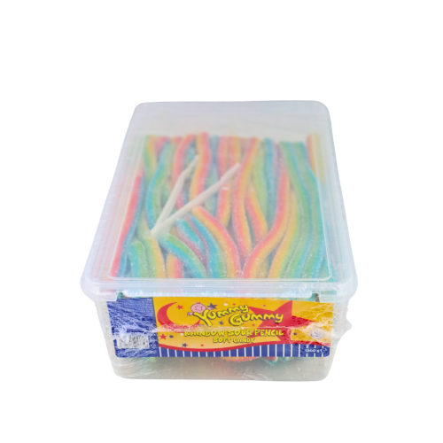 Yummy Gummy Rainbow Sour Pencil 1200g