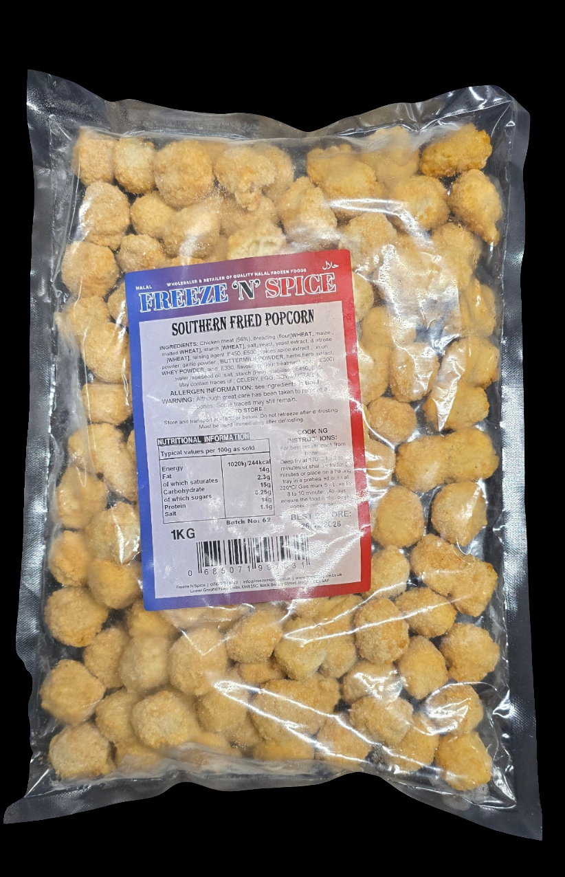 Freeze N Spice - Southern Fried Popcorn Chicken 1kg