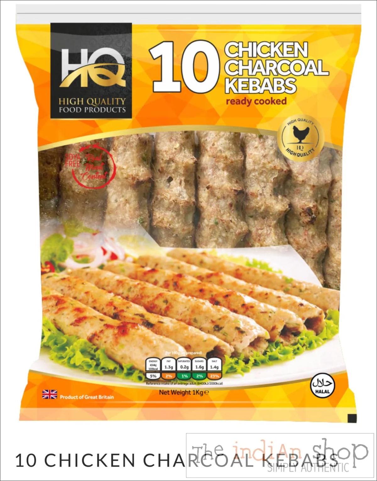 HQ 10 Chicken Charcoal Kebabs – Freeze N Spice