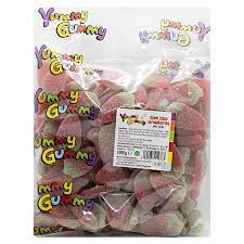 Yummy Gummy Giant Fizzy Strawberries 1000g