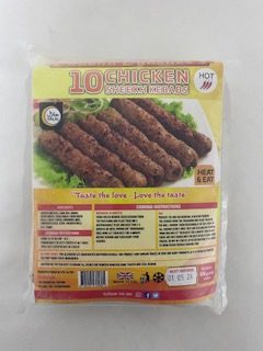 Chacha Chachee's 10 Chicken Seekh Kebabs