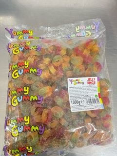 yummy gummy jelly rings 1000g
