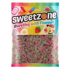 Sweetzone fizzy watermelon bottles 1kg bag