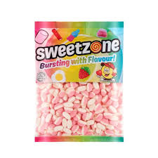 Sweetzone strawberry puffs 1kg bag