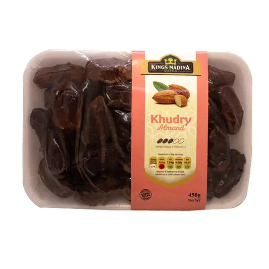 Kings Madina Khudry Almond Dates 450g
