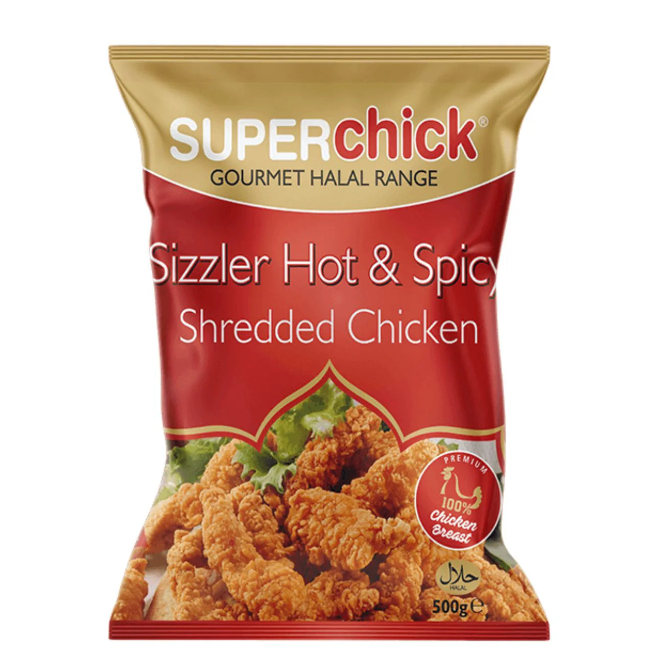 Superchick Sizzler Shredded Chicken 500g