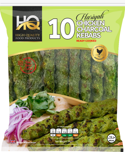 HQ 10  Hariyali Chicken Charcoal Kebab