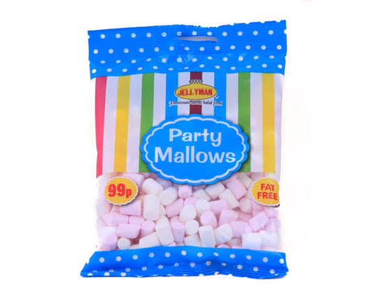 Jellyman Mini Party Mallows Pink& White