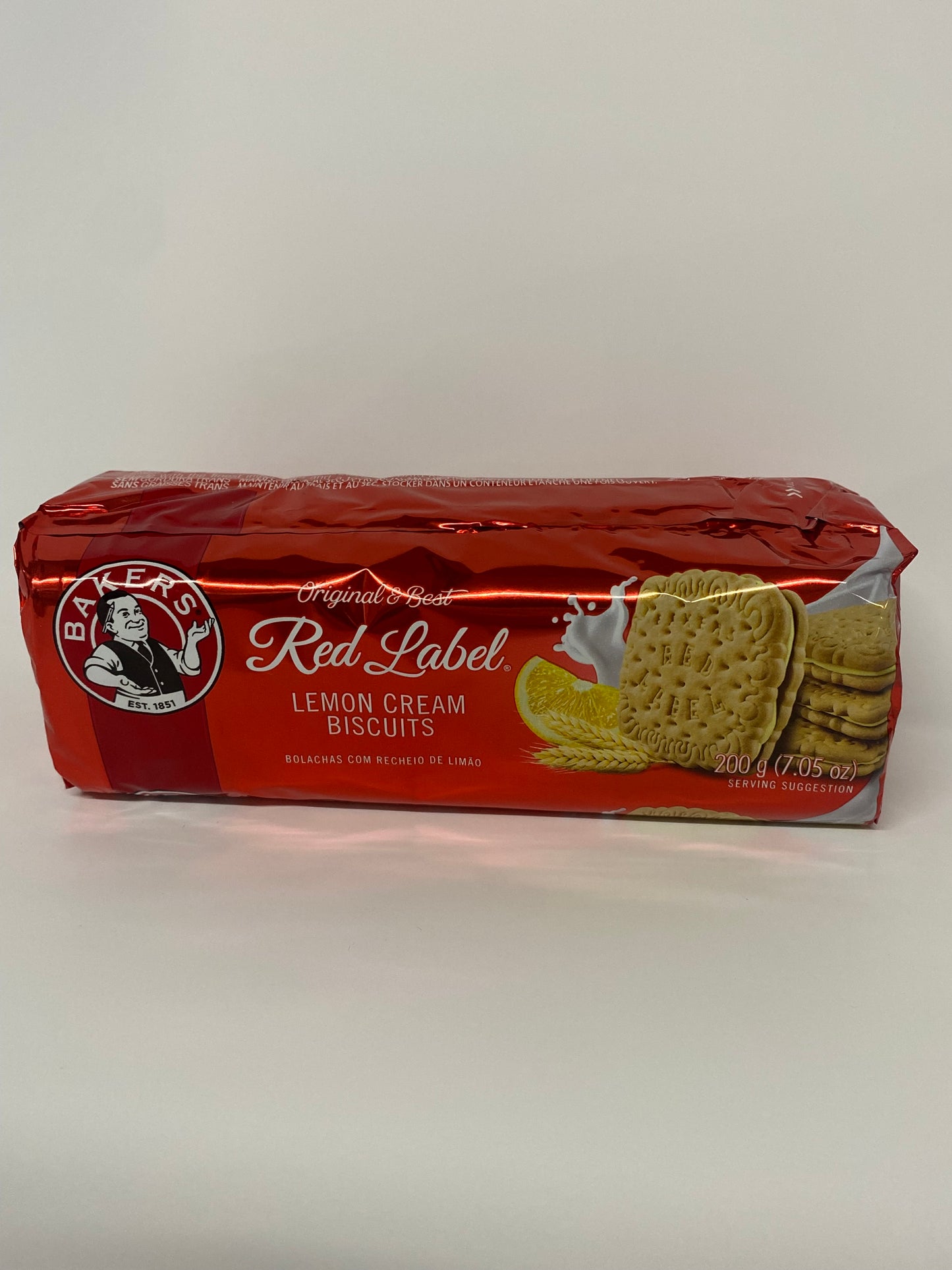 BAKERS Red Label Lemon Creams Biscuits