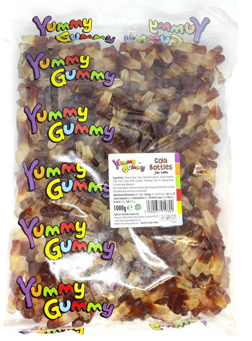 Yummy Gummy Cola Bottles 1000g